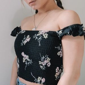 Flower Crop Top -Forever 21